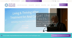Desktop Screenshot of analcancerfoundation.org